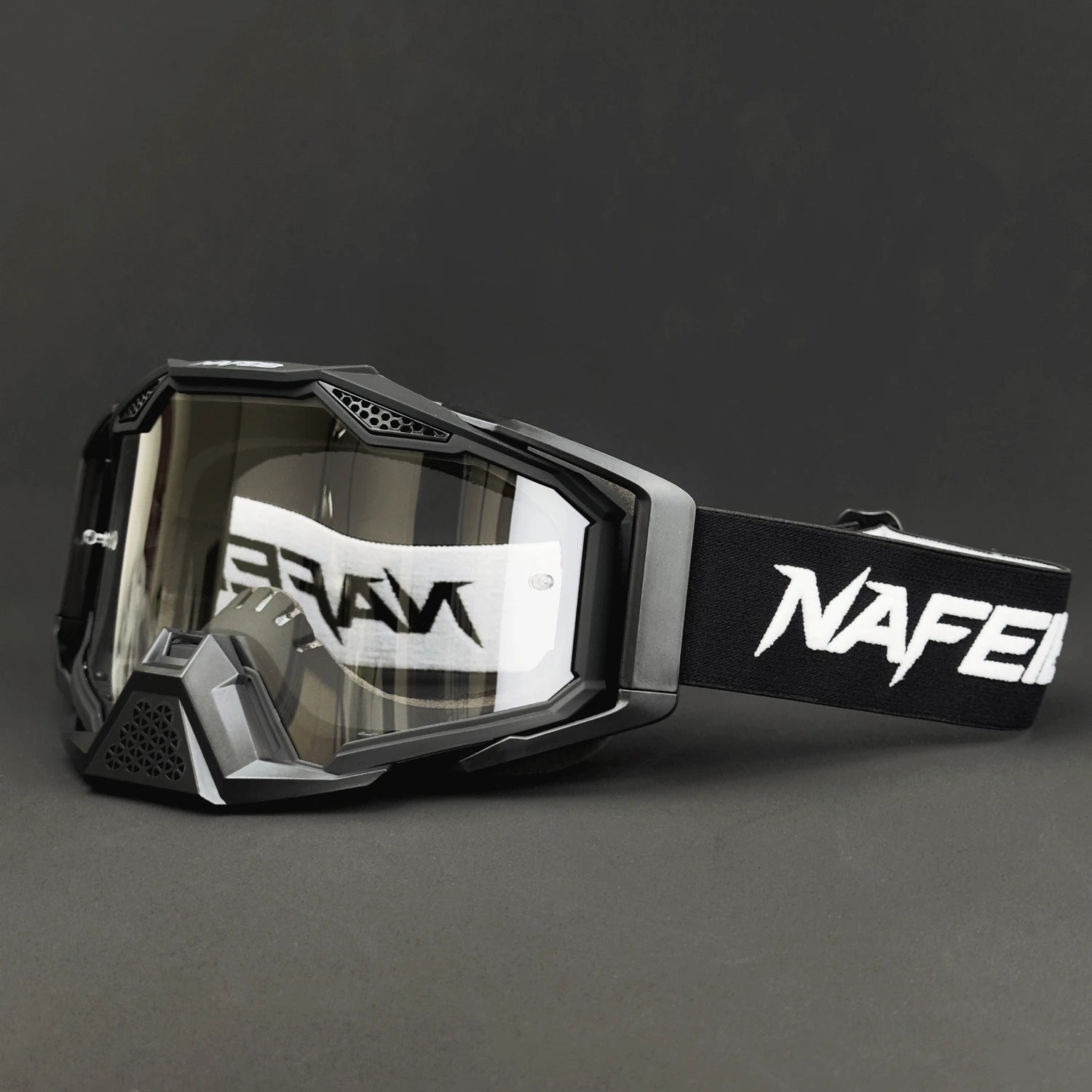 Goggles para motocicleta NAFEIB, lentes off-road para motocross, gafas para ATV y dirt bike, protección contra arena y viento, compatibles con casco, máscara de conducción