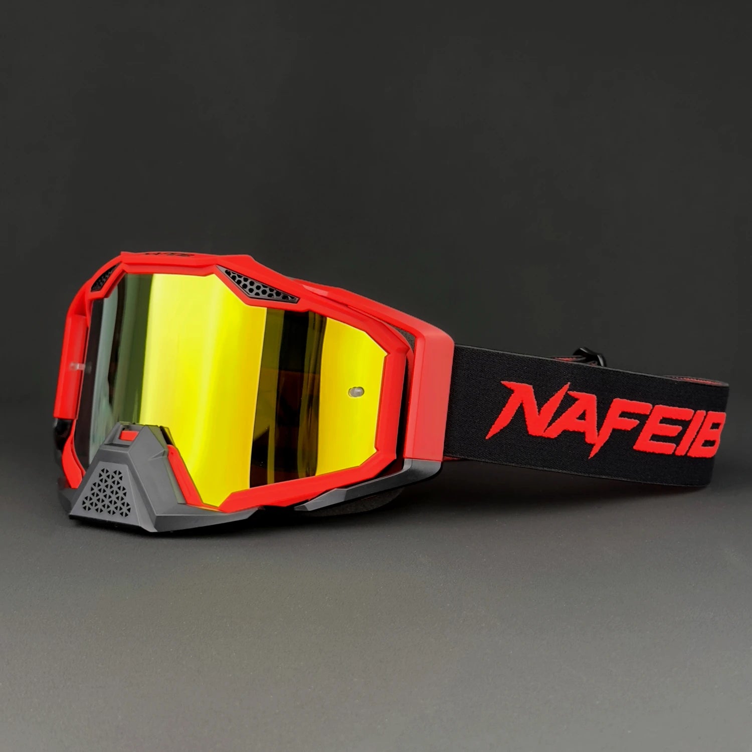 Goggles para motocicleta NAFEIB, lentes off-road para motocross, gafas para ATV y dirt bike, protección contra arena y viento, compatibles con casco, máscara de conducción