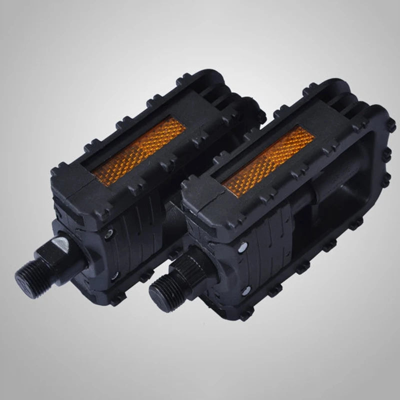 Pedal plano AA75 para bicicleta de montaña, accesorio de ciclismo compatible con BMX, MTB, bicicletas de playa, scooters y bicicletas plegables.