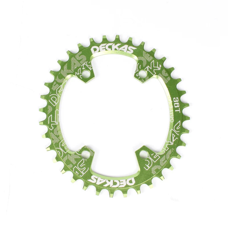Plato ovalado Deckas 96BCD para bicicleta MTB, plato para montaña de 96 BCD, 32T / 34T / 36T / 38T, corona dentada para bicicleta, compatible con M7000, M8000, M4100 y M5100