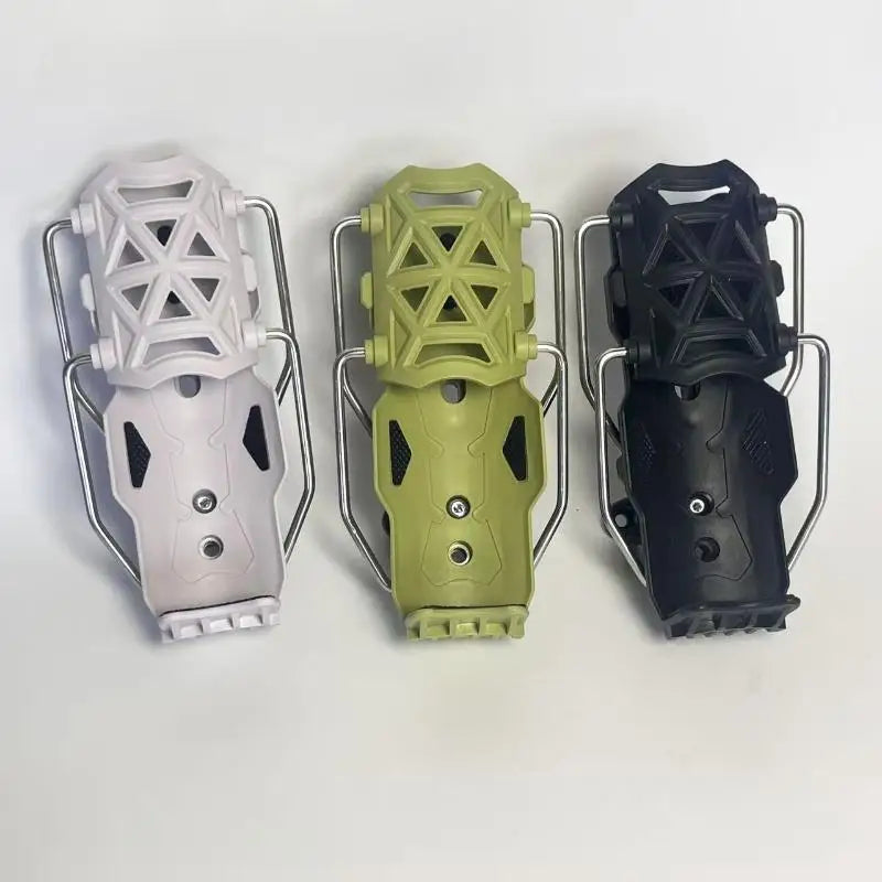 Set de 1 soporte universal para portabotella con ajuste de 360°, montaje en manillar, compatible con bicicleta y motocicleta, para MTB, ciclismo de ruta y motocicleta ADV