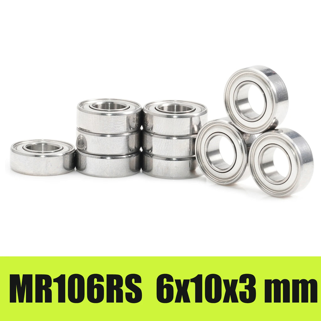 **10PCS Rodamientos de Pedal para Bicicleta 685ZZ 686ZZ 695ZZ 696ZZ MR126ZZ MR106RS para MTB y Ruta, Acero Cromado**