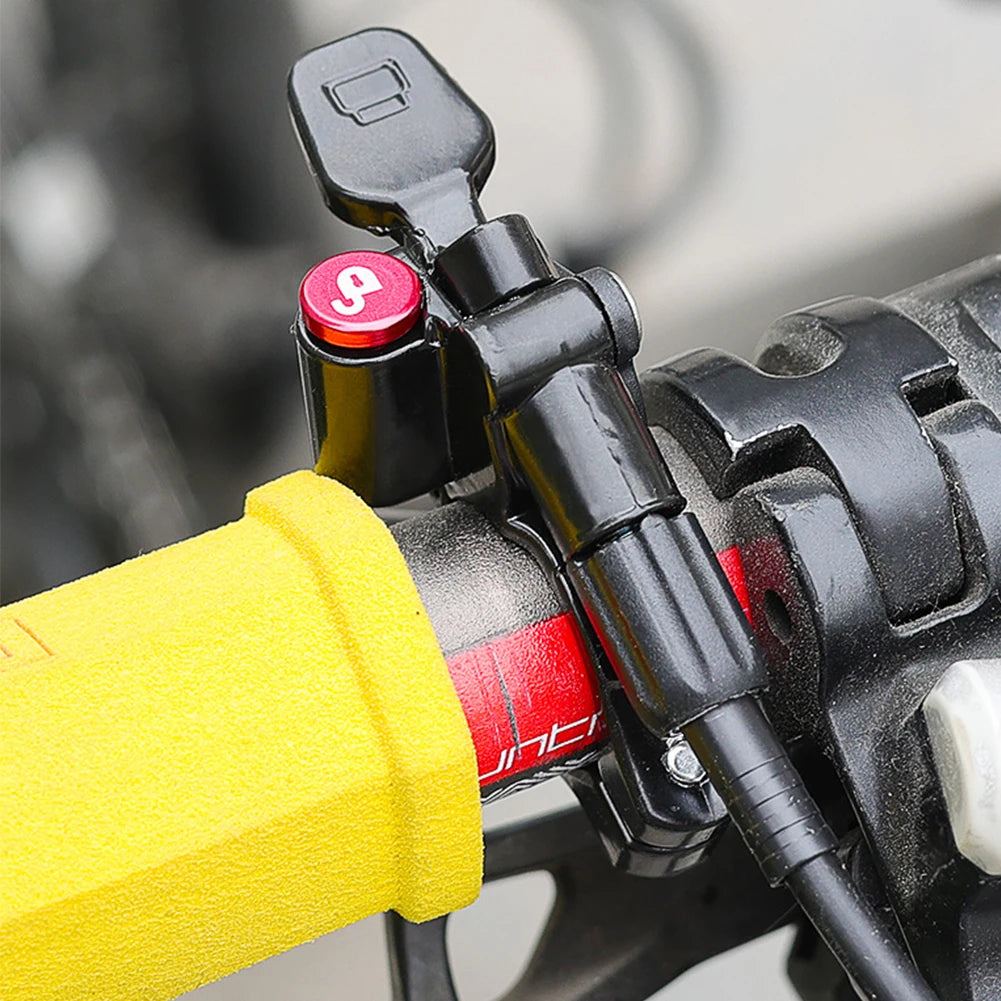 Palanca de control por cable CNC para bloqueo de bicicleta, controlador de horquilla MTB, interruptor de cambio tipo botón, compatible con UDING, SUNTOUR, ROCKSHOX, MANITOU y GIANT, diámetro 22.2 mm