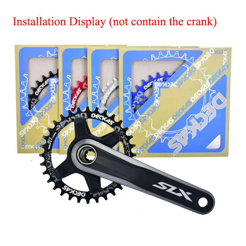 Plato ovalado Deckas 96BCD para bicicleta MTB, plato para montaña de 96 BCD, 32T / 34T / 36T / 38T, corona dentada para bicicleta, compatible con M7000, M8000, M4100 y M5100