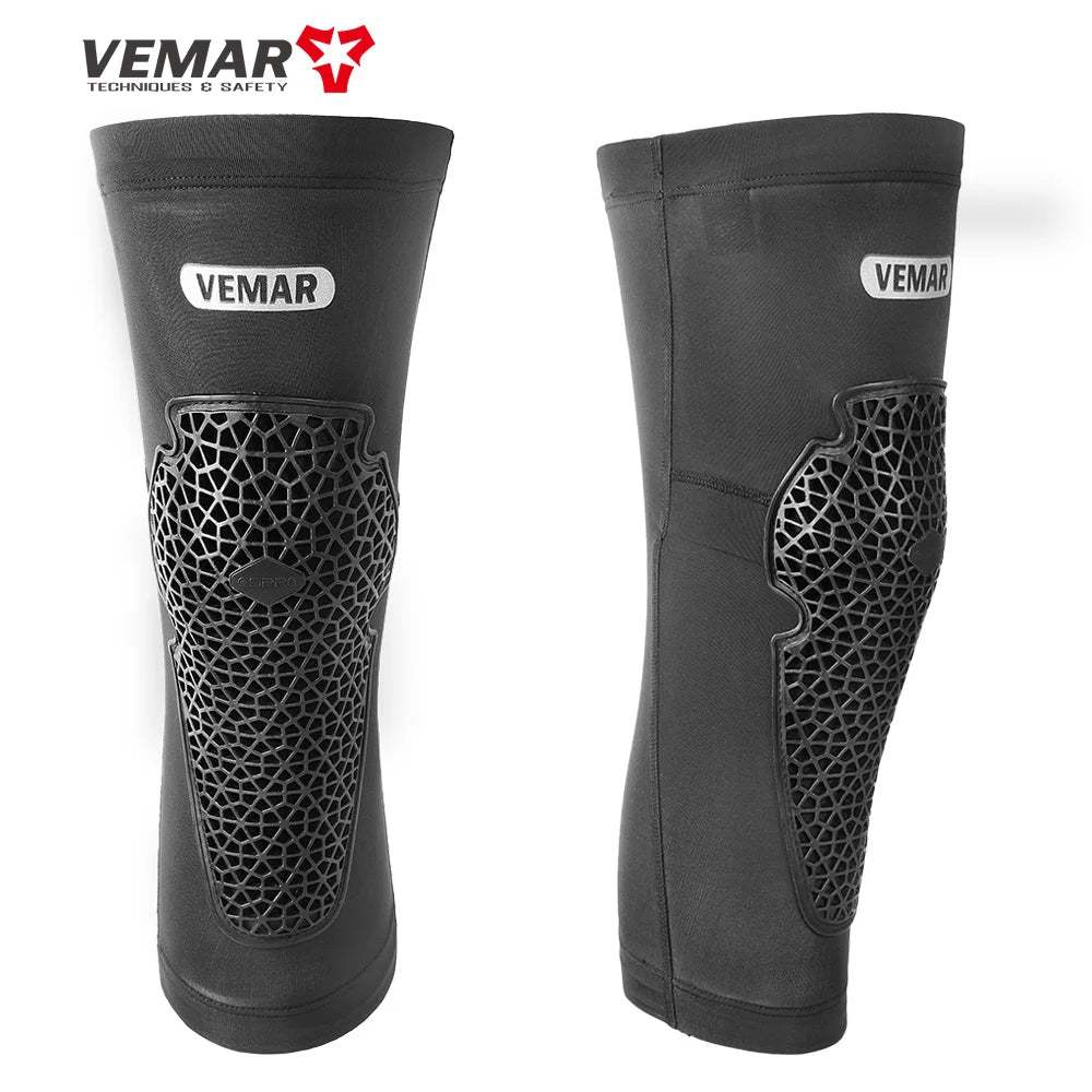 Rodilleras de verano VEMAR para motocicleta – Protección duradera contra caídas, para ciclismo al aire libre, MTB, ATV, motocross y off-road; incluye coderas.