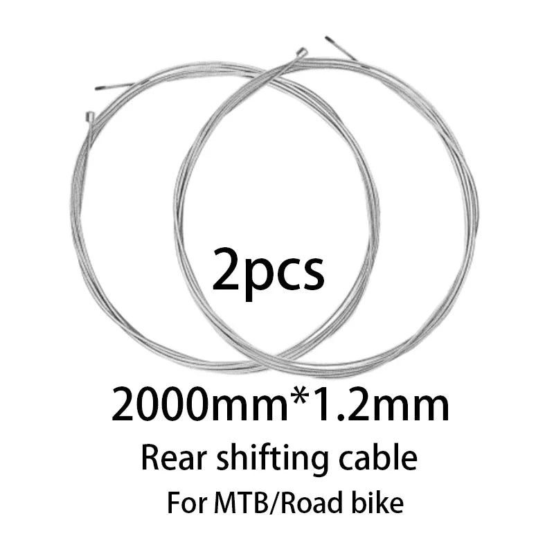 Cable interior para cambios y freno de bicicleta de montaña y carretera, cable para MTB, alambre para manija, ciclismo de una velocidad y piñón fijo, línea interna de freno y cambio