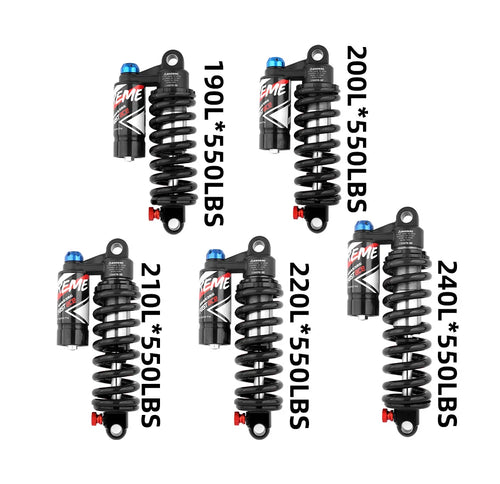 Amortiguador trasero para bicicleta MTB Fastace DBA53RC, suspensión de muelle para downhill, 265 mm, 550 lbs, soft tail, absorber para bicicleta.