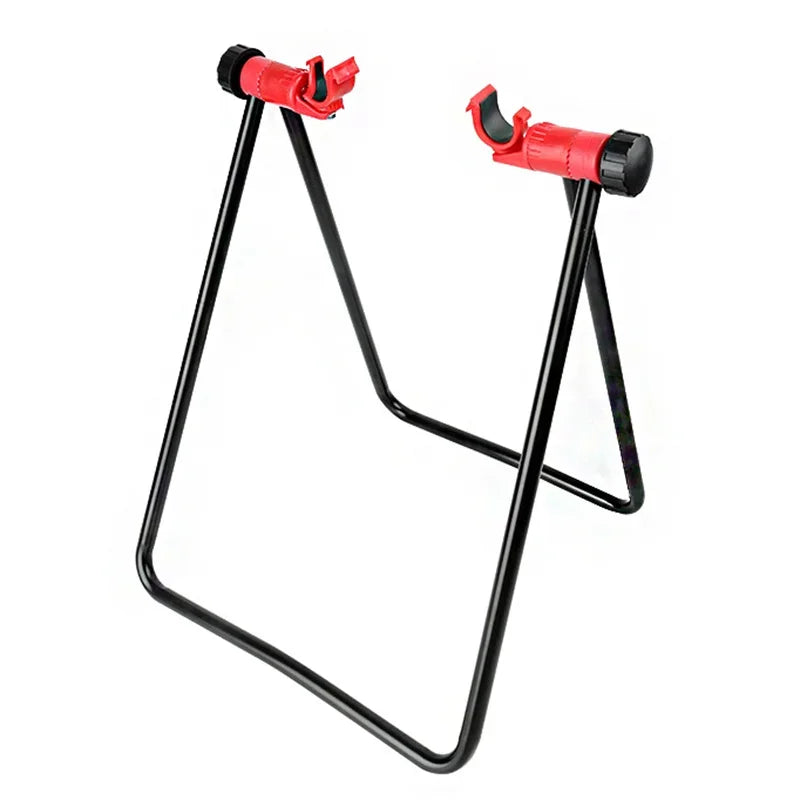 Soporte de estacionamiento vertical triangular para bicicleta MTB, soporte en forma de U para bicicleta de carretera, marco de reparación, soporte plegable para mantenimiento de bicicleta, equipo de ciclismo