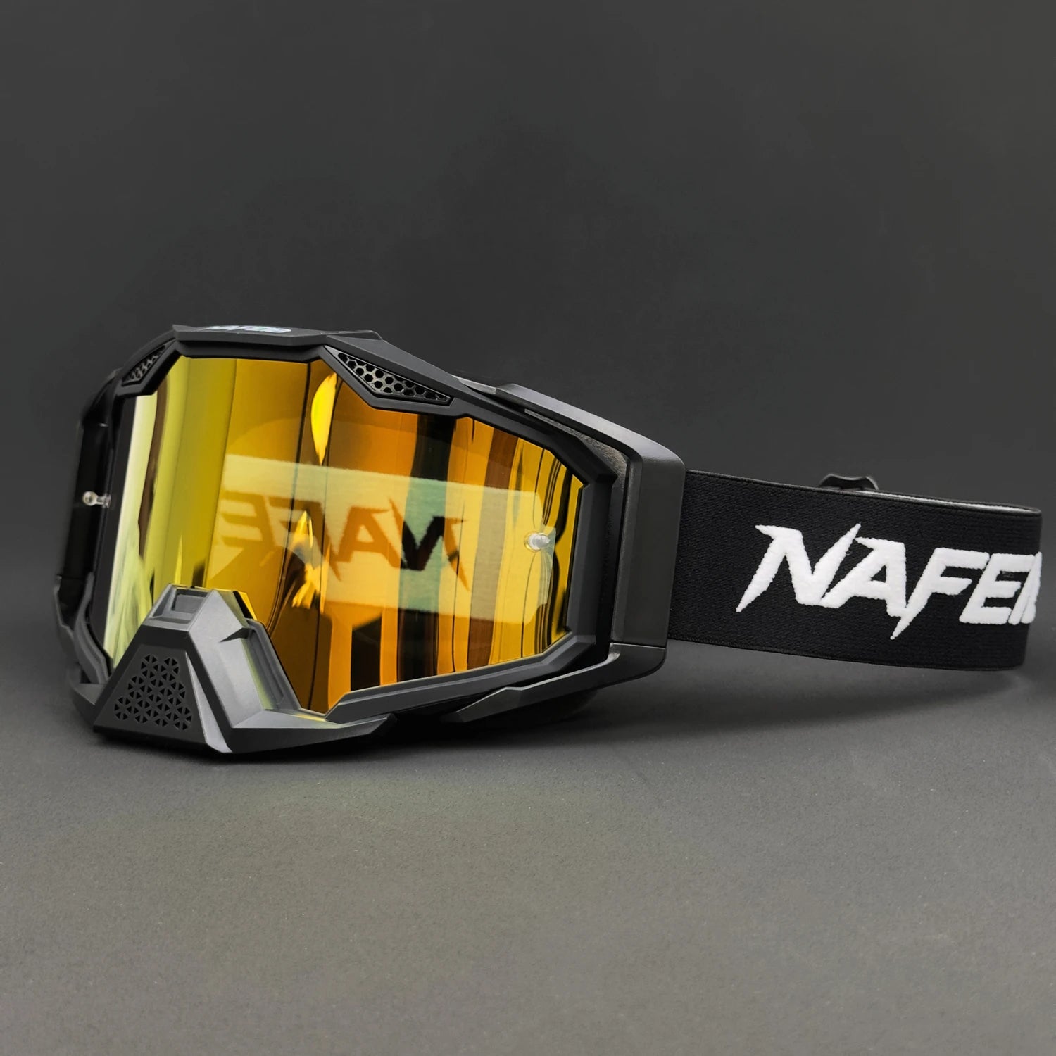 Goggles para motocicleta NAFEIB, lentes off-road para motocross, gafas para ATV y dirt bike, protección contra arena y viento, compatibles con casco, máscara de conducción