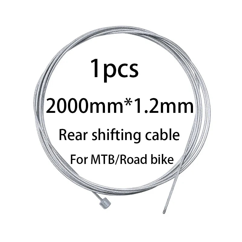 Cable interior para cambios y freno de bicicleta de montaña y carretera, cable para MTB, alambre para manija, ciclismo de una velocidad y piñón fijo, línea interna de freno y cambio