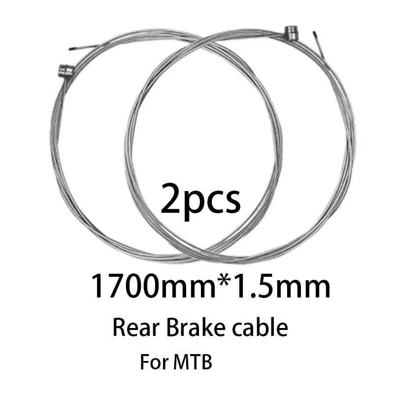 Cable interior para cambios y freno de bicicleta de montaña y carretera, cable para MTB, alambre para manija, ciclismo de una velocidad y piñón fijo, línea interna de freno y cambio