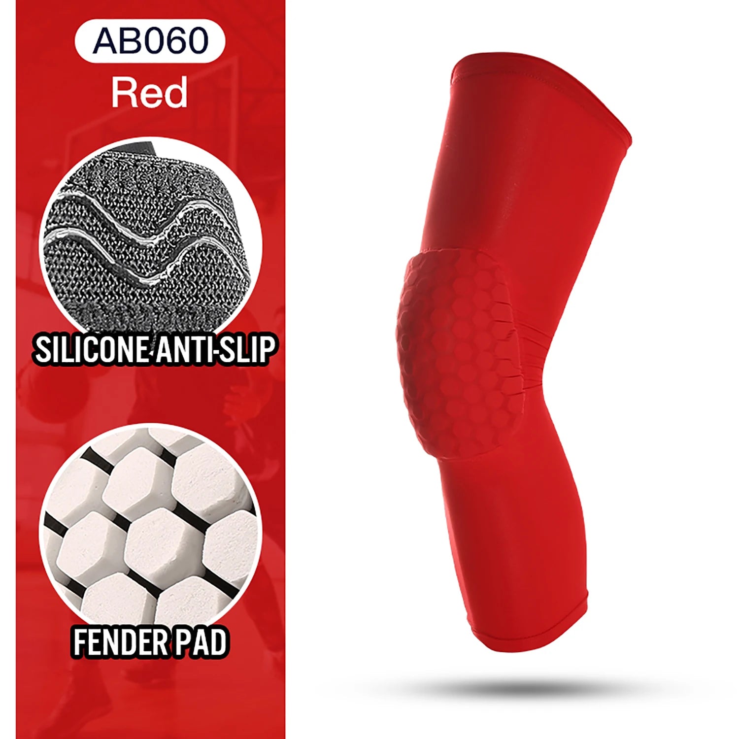 Rodilleras de 2 piezas – Mangas elásticas para articulaciones, soporte de espuma para rótula, protección para baloncesto, voleibol y otros deportes.