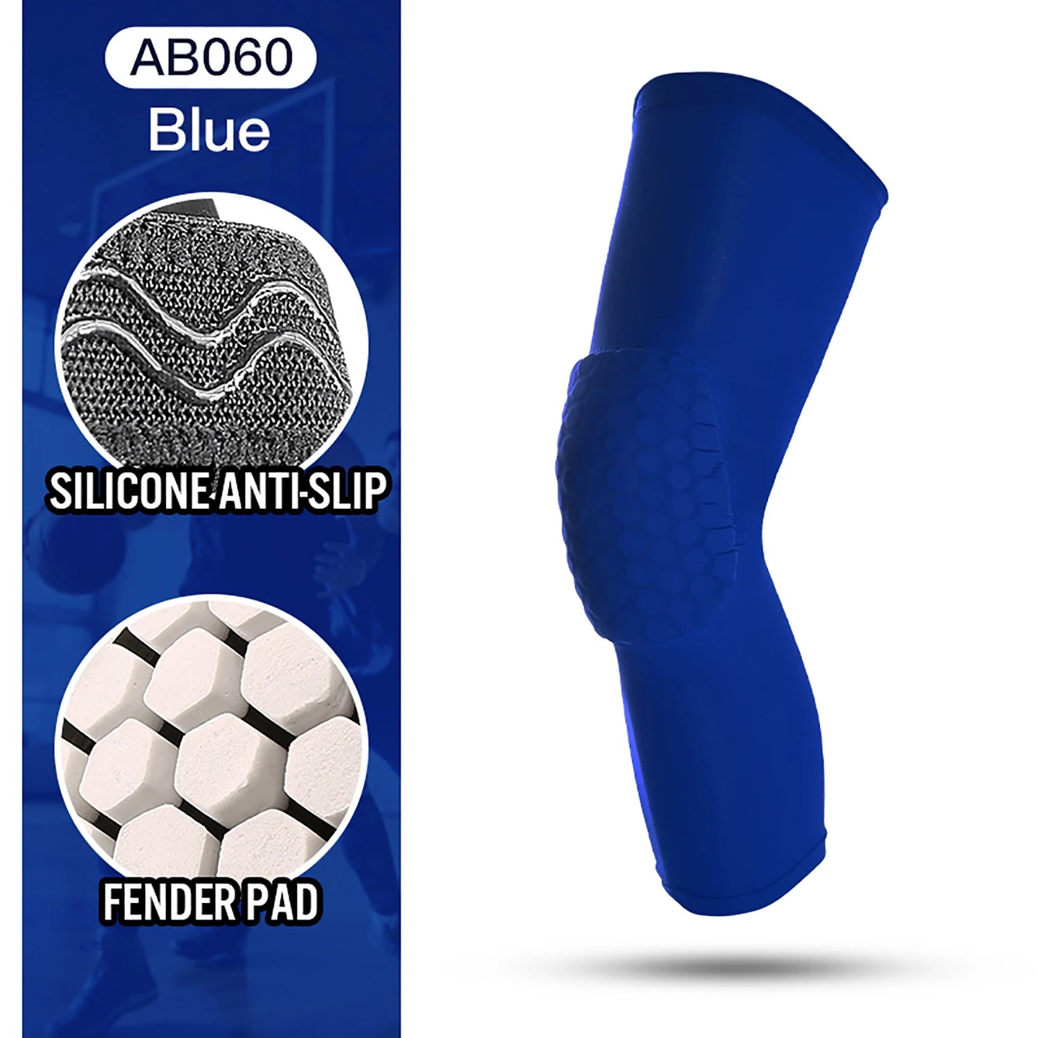 Rodilleras de 2 piezas – Mangas elásticas para articulaciones, soporte de espuma para rótula, protección para baloncesto, voleibol y otros deportes.