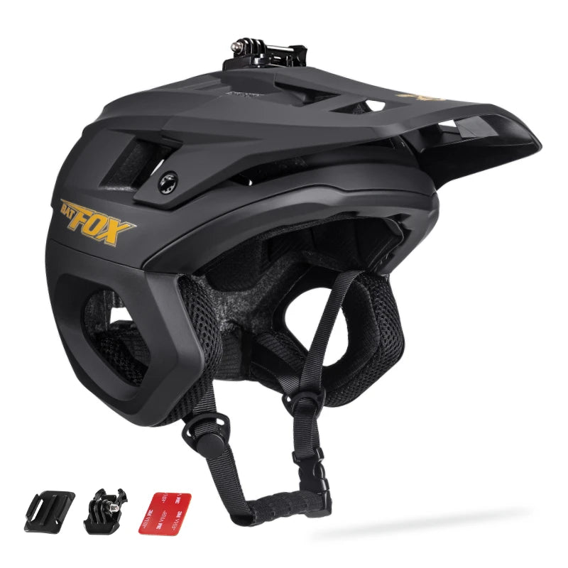 BATFOX 3/4 Cycling helmet Off road Speed Outdoor Sports Protect Safety Gear Men Women Three-quarters Road MTB Bicycle Helmets