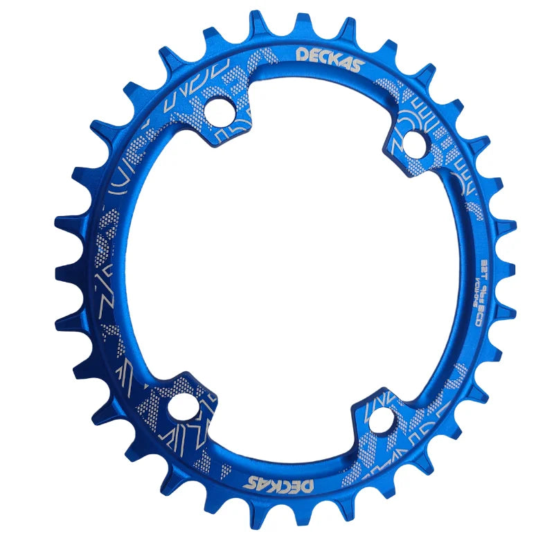 Plato ovalado Deckas 96BCD para bicicleta MTB, plato para montaña de 96 BCD, 32T / 34T / 36T / 38T, corona dentada para bicicleta, compatible con M7000, M8000, M4100 y M5100