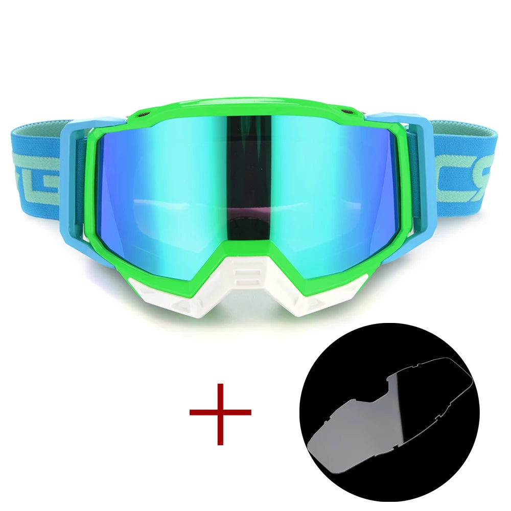 Motocross Glasses Goggles Biker Off Road Sport Helmet Sunglasses with Clear Lens Eyeglasses for Dirt Bike Cycling Safety Oculos