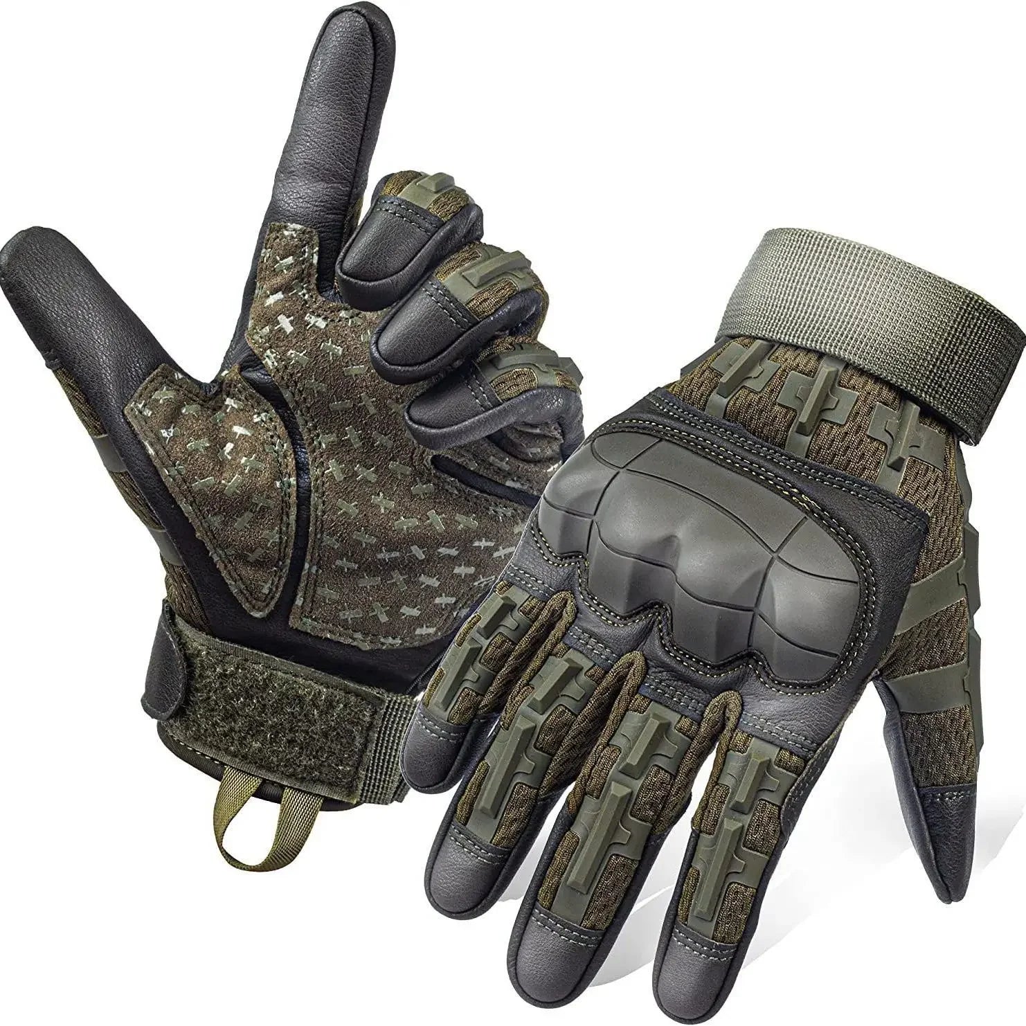 Guantes tácticos N17 de alto rendimiento, con pantalla táctil, protección para exteriores, ideales para motociclismo, conducción y uso táctico.