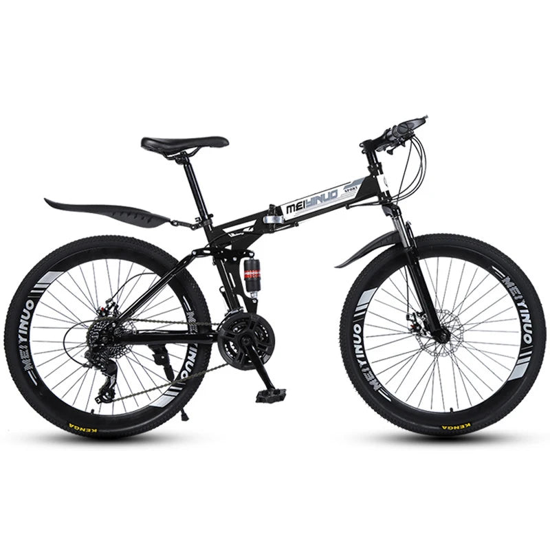 Bicicleta de montaña plegable MTB con absorción de impactos, profesional, para hombre y mujer, ideal para carretera y montaña.