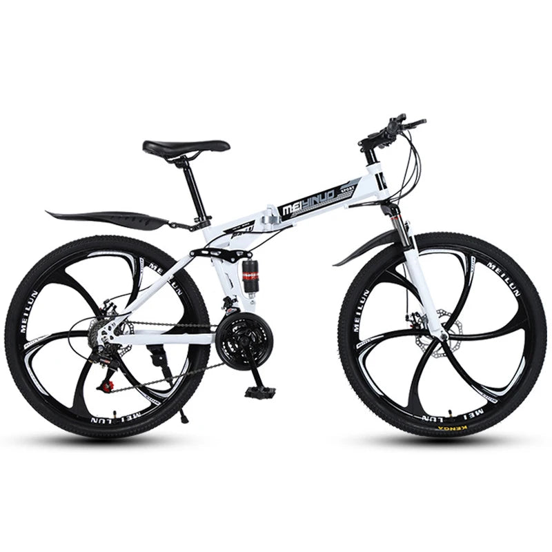 Bicicleta de montaña plegable MTB con absorción de impactos, profesional, para hombre y mujer, ideal para carretera y montaña.