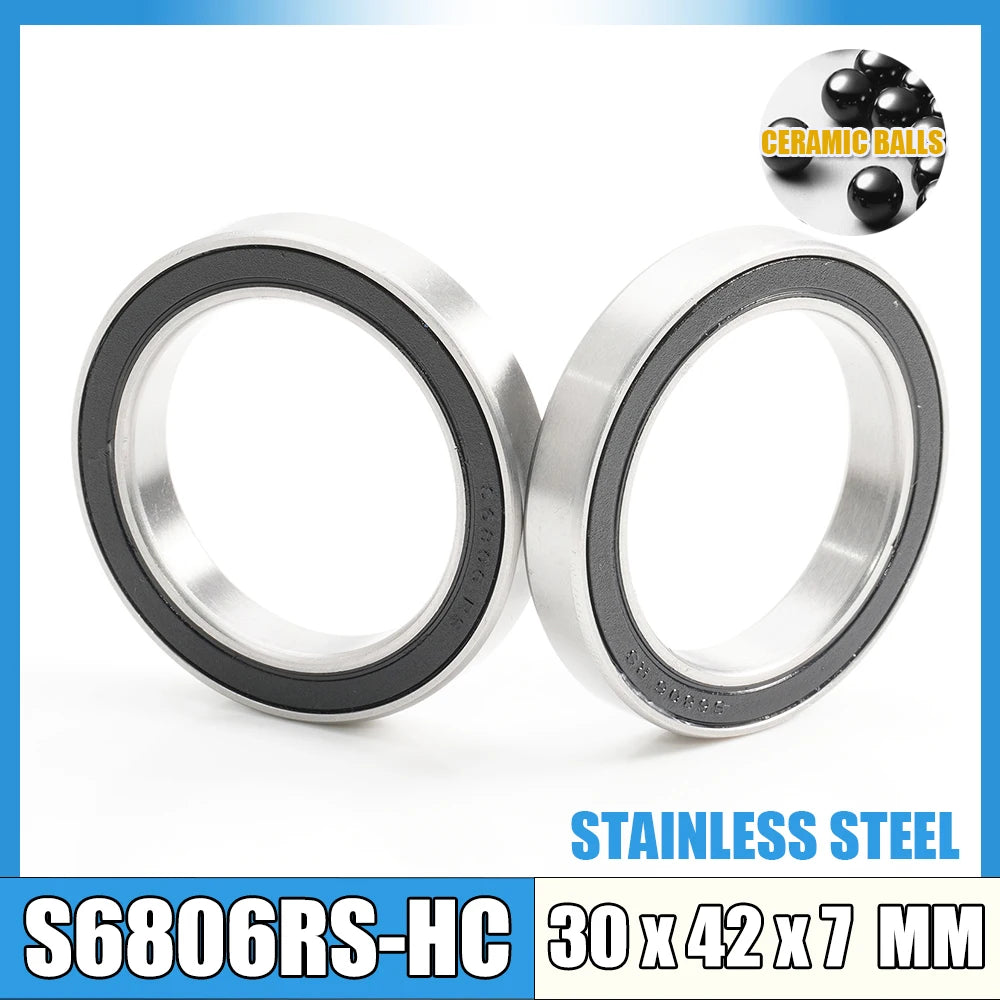 **2PCS Rodamientos de Eje de Centro 2RS para Bicicleta MTB y Ruta**