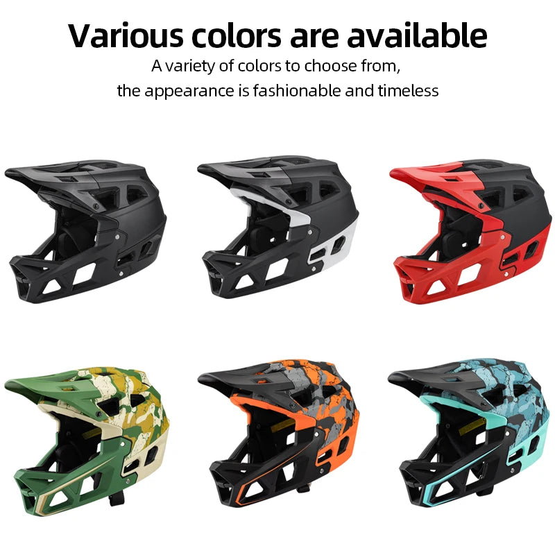 Casco integral CHINION, casco MTB de seguridad anticolisión, para ciclismo de montaña y downhill off-road, casco para adultos, para hombres y mujeres