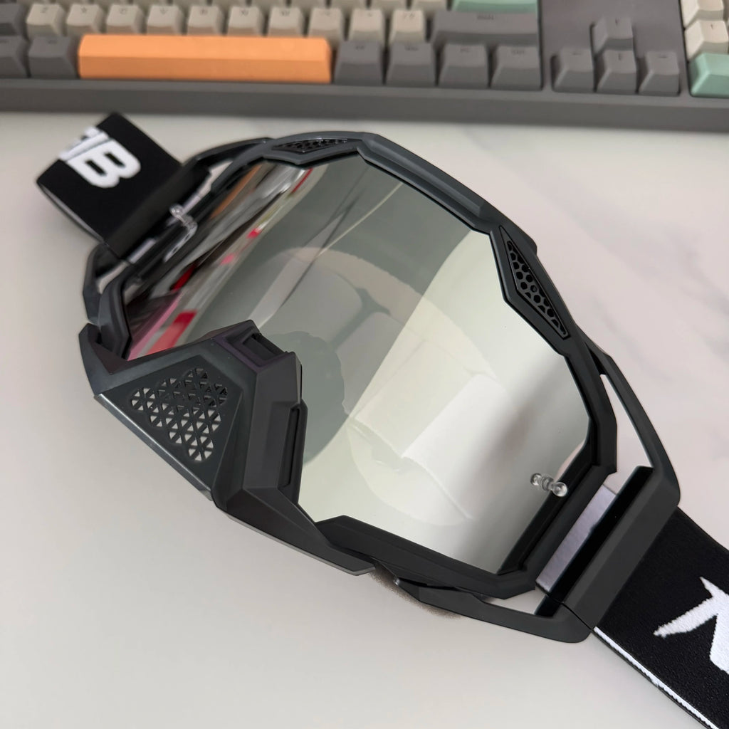 Goggles para motocicleta NAFEIB, lentes off-road para motocross, gafas para ATV y dirt bike, protección contra arena y viento, compatibles con casco, máscara de conducción